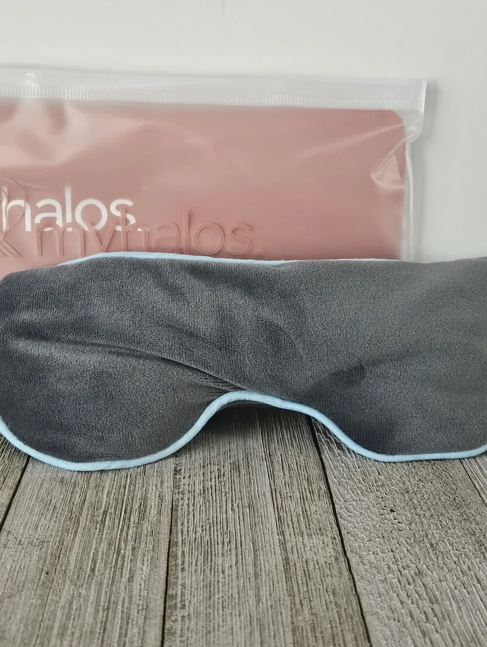 MyHalos Microwave-Activated Heated Eye Mask Reusable Moist Heat Compress Using